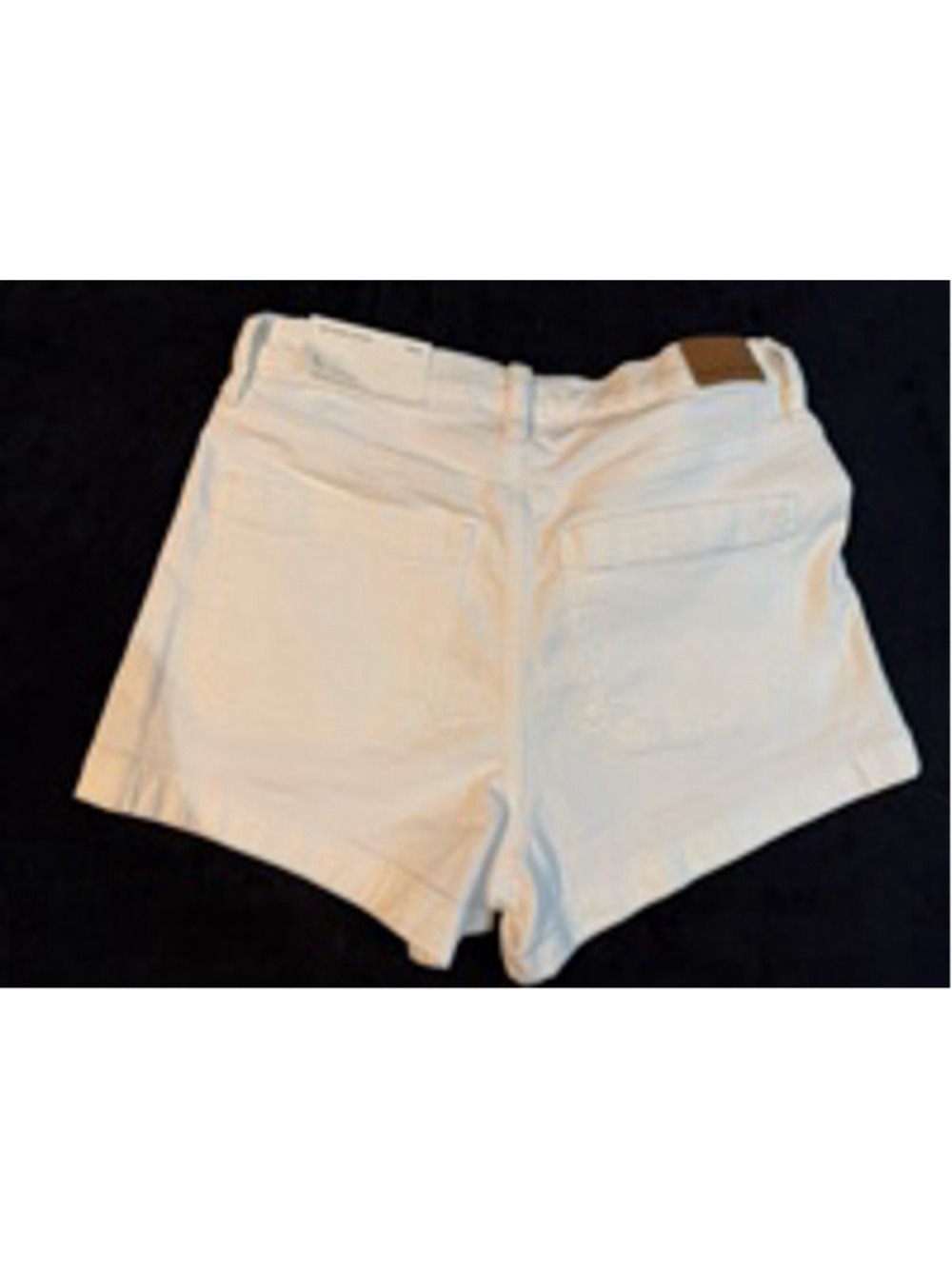 Women's American Eagle White Relaxed Super High Rise Jean Shorts Size 6 - Picture 4 of 5